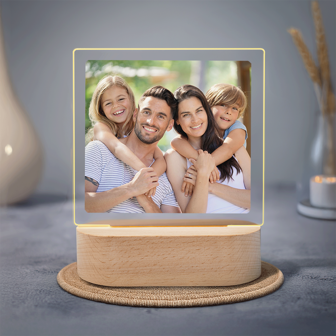 MYLAMP - Lampa s tištěnou fotkou