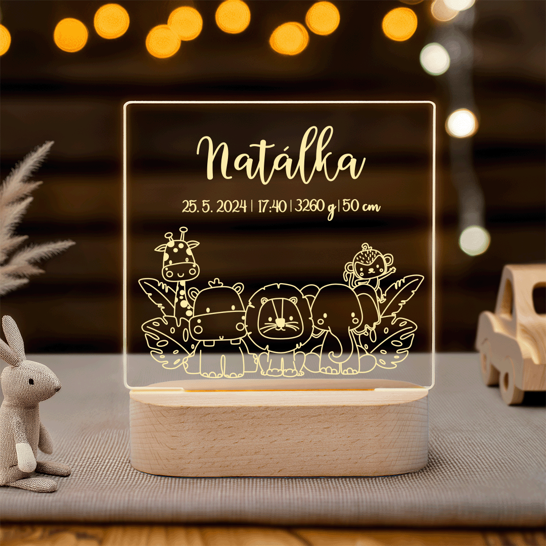 NÁHRADNÍ SKLO - Dárek k narození dítěte
