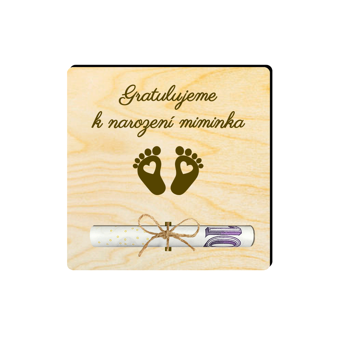 Desky na peníze - K narození miminka II